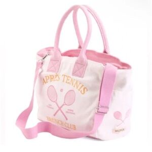 Wildfox Pink and White Tote Bag